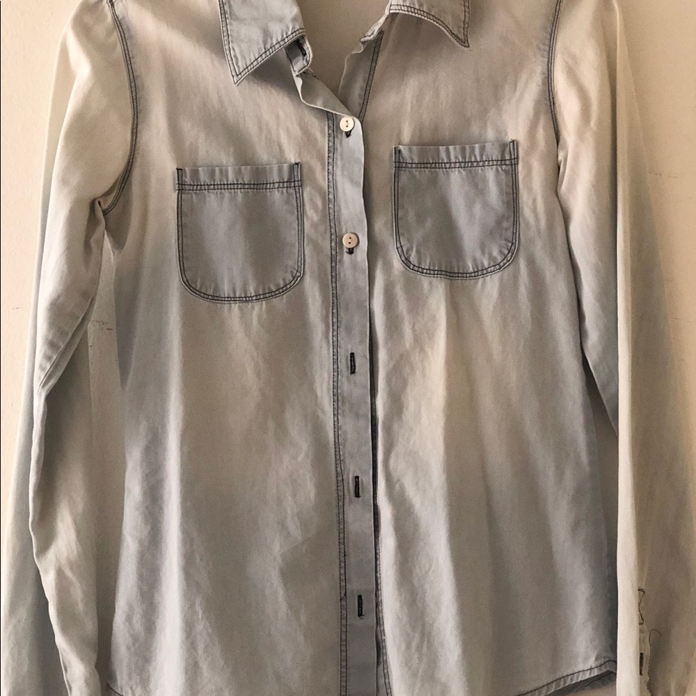 Blue long sleeve shirt